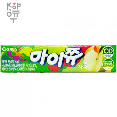 Crown My Chew Apple - Жевательные конфеты со вкусом Яблока