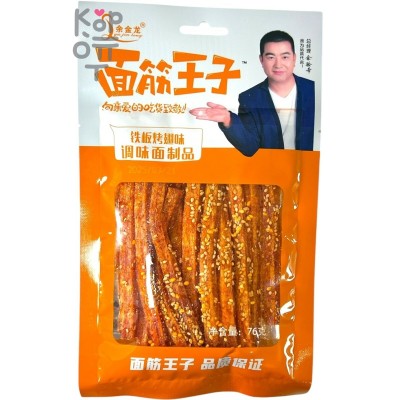 Снэк Yu Jin Foods Депутаты на работе, 76гр. - Пряный пшеничный снек со вкусом крылышек гриль