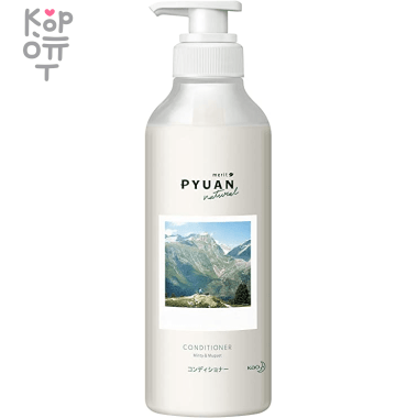 KAO PYUAN Benefit Pure Natural Minty &amp; Muguet Scent, Conditioner - Натуральный кондиционер для волос с ароматом мяты и ландыша 425мл. &mdash; Корейские товары для всей семьи(КорОпт)