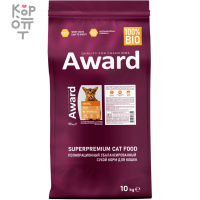 AWARD Urinary Сухой корм для взрослых  для профилактики мочекаменной болезни с Курицей с добавлением Клюквы, Цикория и Рыбьего Жира.