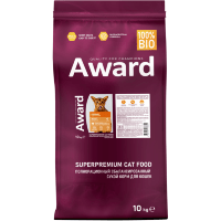 AWARD Urinary Сухой корм для взрослых  для профилактики мочекаменной болезни с Курицей с добавлением Клюквы, Цикория и Рыбьего Жира.