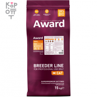 AWARD Urinary Сухой корм для взрослых  для профилактики мочекаменной болезни с Курицей с добавлением Клюквы, Цикория и Рыбьего Жира.