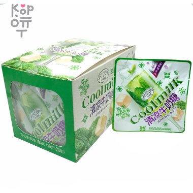 Жевательная конфета Shun Long Coolmilk - Освежающая молочная со вкусом молока и легкой прохладой &mdash; Корейские товары для всей семьи(КорОпт)