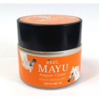 Ekel Ampule Cream Mayu - Подтягивающий Ампульный крем для лица с лошадиным жиром, 70 мл