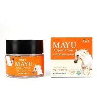 Ekel Ampule Cream Mayu - Подтягивающий Ампульный крем для лица с лошадиным жиром, 70 мл
