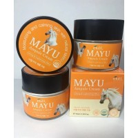 Ekel Ampule Cream Mayu - Подтягивающий Ампульный крем для лица с лошадиным жиром, 70 мл