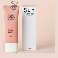 VELLA Apple Fit Tone Up Sun Cream SPF50+PA++++ - Тонизирующий солнцезащитный крем, 40 мл