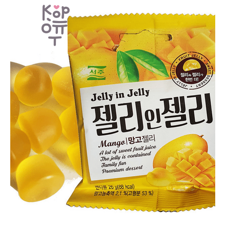 Seoju Mango in Jelly - Мармелад из Манго в миниатюре с желе внутри, 23 г
