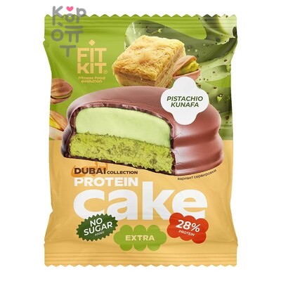 EXTRA КЕЙК — Десерт глазированный, со вкусом Фисташковая кунафа (Дубайская коллекция) 50 г 1×10×8010%, шт