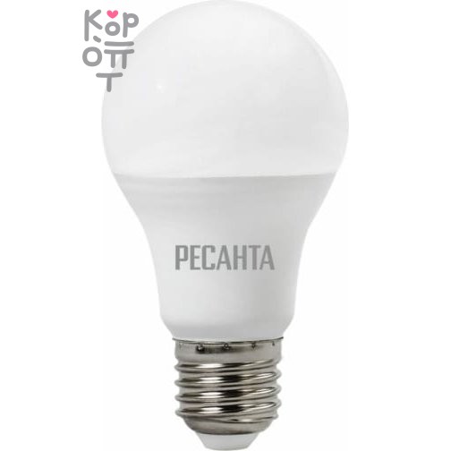 Лампа светодиодная LL-R-A60-11W-230-6K-E27 (груша, 11Вт, холод., Е27) Ресанта