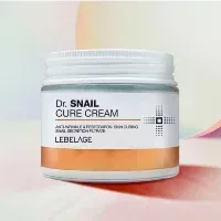 Lebelage Dr. Snail Cure Cream - Антивозрастной восстанавливающий крем с муцином улитки, 70мл. 