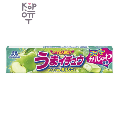 Morinaga Tablet Candy - Конфеты жевательные Hi-Chew со вкусом зелёного яблока, 12 шт, 55,2 г