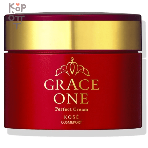 KOSE Gгace One Perfect Cream - Высокоувлажняющий премиальный крем 3в1 для зрелой кожи, 100гр. , купить с доставкой на дом фото 1 &mdash; Корейские товары для всей семьи(КорОпт)