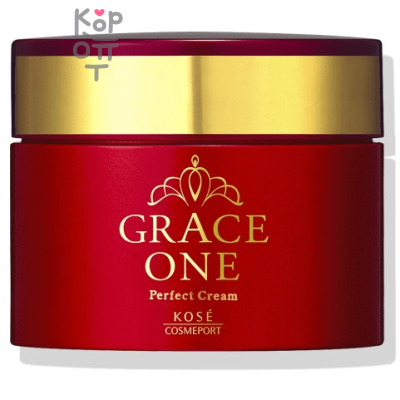 KOSE Gгace One Perfect Cream - Высокоувлажняющий премиальный крем 3в1 для зрелой кожи, 100гр. 