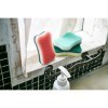 SB CLEAN&CLEAR - Губка для мытья посуды №099 Triple Multi - 11,5см*7,5см*2,5см., с абразивным слоем, купить с доставкой на дом фото 2 &mdash; Корейские товары для всей семьи(КорОпт)