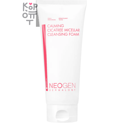 Neogen Dermalogy Cica Tree Micellar Cleansing Foam - Успокаивающая мицеллярная пенка для чувствительной кожи с Центеллой Азиатской 200мл.   