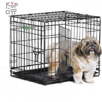 MidWest клетка iCrate 61х46х48h см 2 двери черная