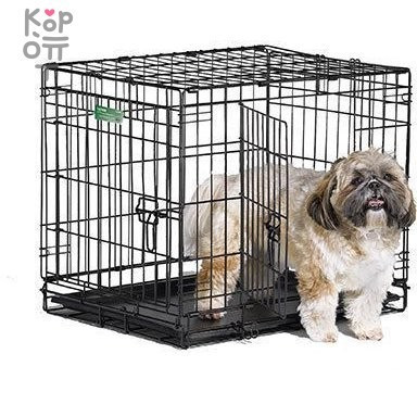 MidWest клетка iCrate 61х46х48h см 2 двери черная