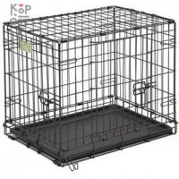 MidWest клетка iCrate 61х46х48h см 2 двери черная
