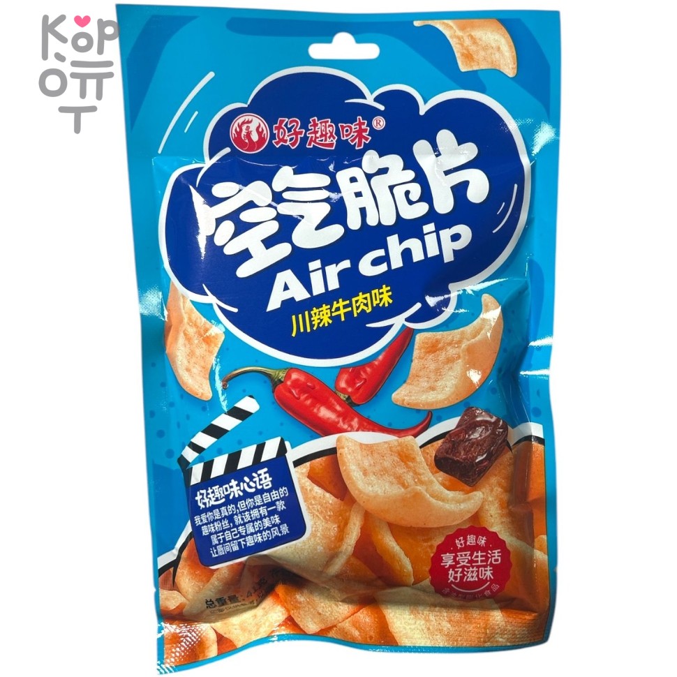 Картофельные чипсы Haoji Chips Картофель фри со вкусом перченой говядины, купить с доставкой на дом фото 1 &mdash; Корейские товары для всей семьи(КорОпт)