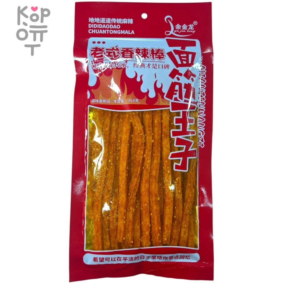 Снэк DiDi Foods - Южный принц, огненное наследие с пряным вкусом, 168гр., купить с доставкой на дом фото 1 &mdash; Корейские товары для всей семьи(КорОпт)