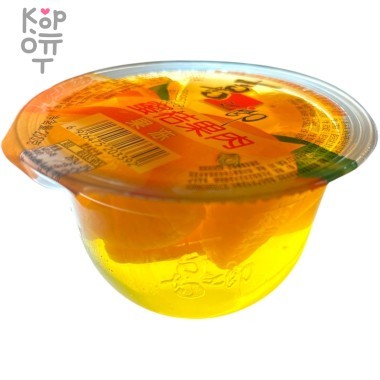 Ассорти из Желейного пудинга с кусочками Мандарина Hebei Xizhilang, 200гр. &mdash; Корейские товары для всей семьи(КорОпт)