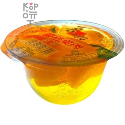 Ассорти из Желейного пудинга с кусочками Мандарина Hebei Xizhilang, 200гр.