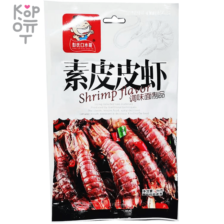 Снэк со вкусом креветки Peng Shi Kou Shui Ge, 38гр.