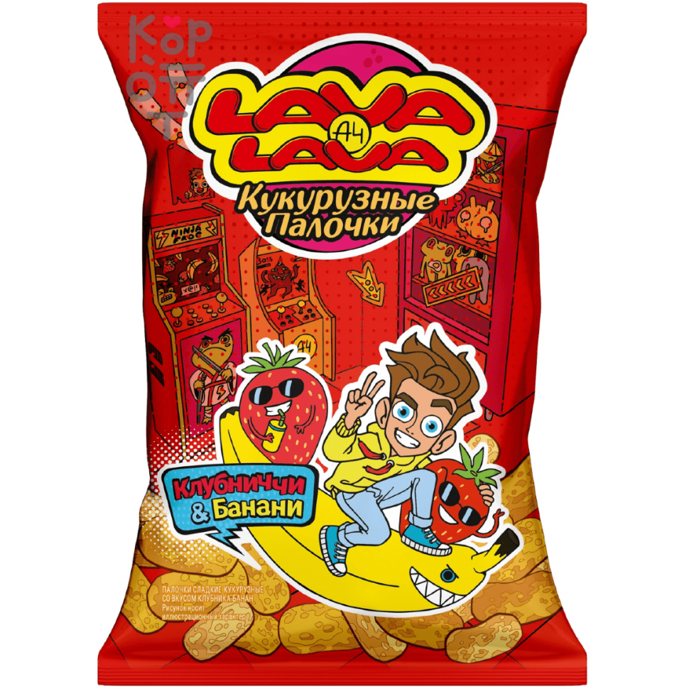 LAVA LAVA Палочки кукурузные сладкие 50гр.