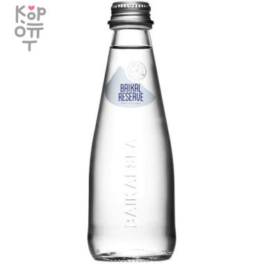 Вода минеральная газированная лечебно-столовая Байкал Резерв, стекло, Байкальская Вода (Baikal Pearl), 250мл. &mdash; Корейские товары для всей семьи(КорОпт)