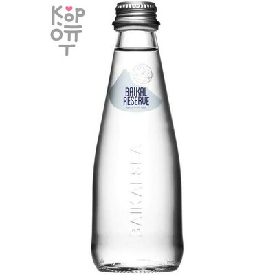 Байкальская Вода (Baikal Pearl) Вода минеральная газированная лечебно-столовая Байкал Резерв, стекло, 250 мл