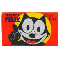 Marukawa Felix Strawberry Bubble Gum - Резинка жевательная со вкусом клубники