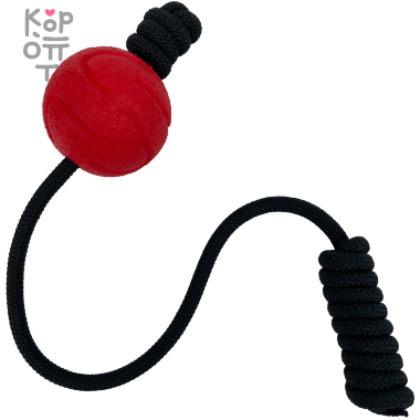 Mr.Kranch Игрушка Мяч для собак с лапкой 8см. неоновая желтая. — Корейские товары для всей семьи(КорОпт)