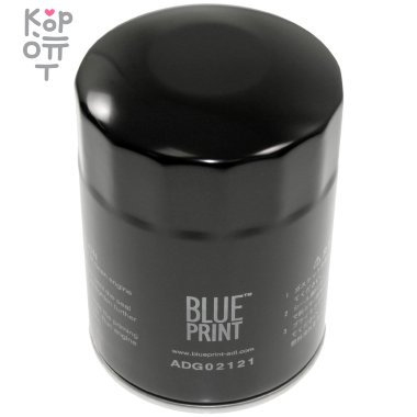 C034/ADG02121 BLUE PRINT - Фильтр масляный — Корейские товары для всей семьи(КорОпт)