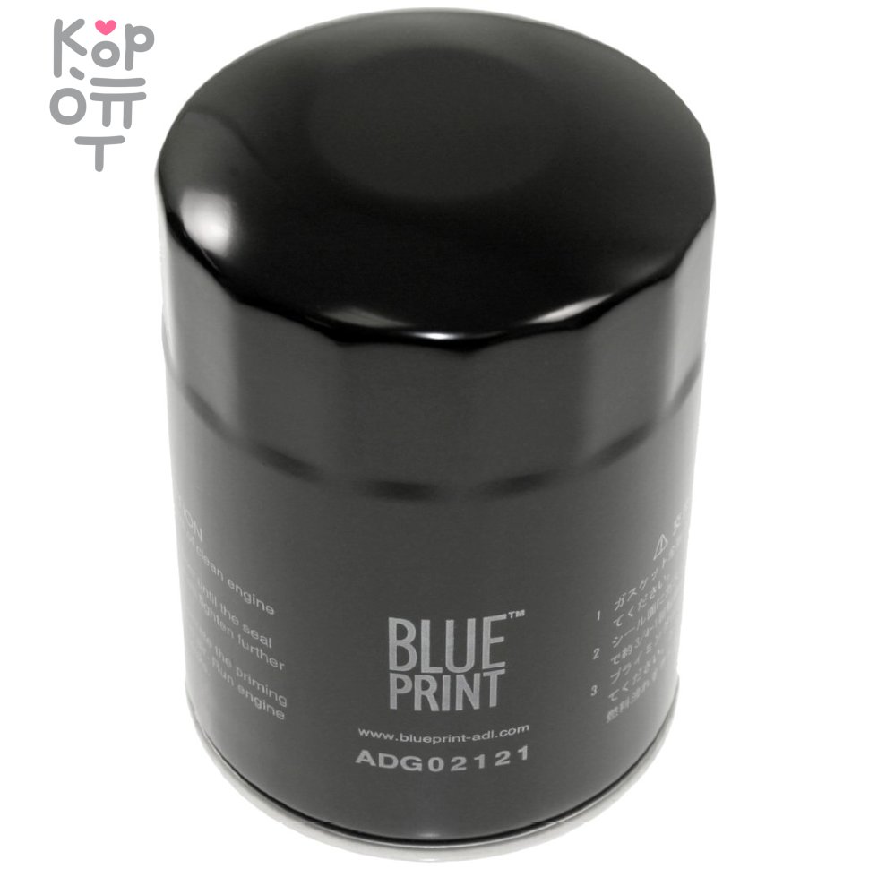 C034/ADG02121 BLUE PRINT - Фильтр масляный, купить с доставкой на дом фото 1 — Корейские товары для всей семьи(КорОпт)