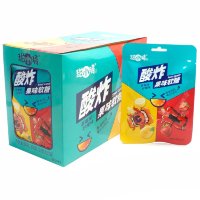 Кислая карамель Милая Цин Sour Candy - фруктовый микс - Лимон и Клубника