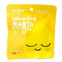 Кислая леденцовая карамель сэндвич PengYi Интересные смайлики со вкусом Манго