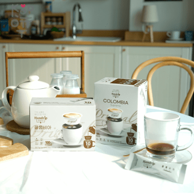 Кофе молотый Handrip Colombia Supremo (Grind Beans + Dripper) - Молотый Кофе Колумбия 7гр. + дрип (капельница) — Корейские товары для всей семьи(КорОпт)