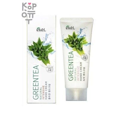 Ekel Dr. Hand Cream Green Tea - Крем для рук с экстрактом зеленого чая, увлажняющий 100 мл