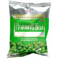 Peas Mustard Taste - Закуски Lian Yun, небольшие упаковки сушеного зеленого горошка, вкус Горчицы, 25гр.