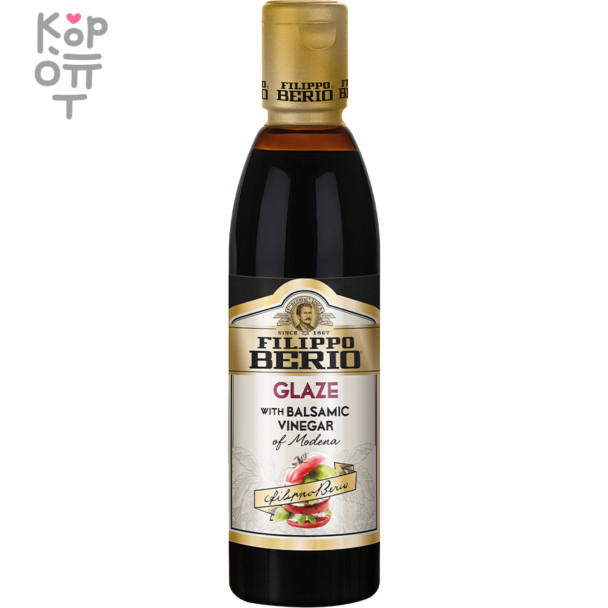 Filippo Berio Classic Glaze - Соус с бальзамическим уксусом классический 250мл. , купить с доставкой на дом фото 1 &mdash; Корейские товары для всей семьи(КорОпт)