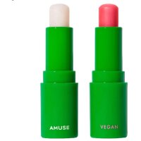 AMUSE Vegan Green Lip Balm - Увлажняющий бальзам для губ 3,5гр.
