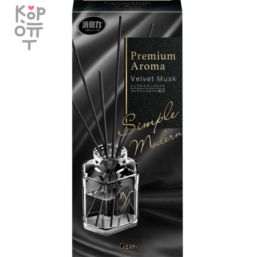 ST Shoshu Riki Premium Aroma Modern Velvet Musk - Освежитель воздуха для комнаты Белый Мускус (наполнитель + палочки) 50мл. , купить с доставкой на дом фото 1 — Корейские товары для всей семьи(КорОпт)