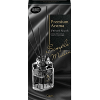 ST Shoshu Riki Premium Aroma Modern Velvet Musk - Освежитель воздуха для комнаты Белый Мускус (наполнитель + палочки) 50мл. 