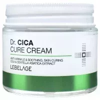 Lebelage Dr. Cica Cure Cream - Антивозрастной смягчающий крем для лица с Центеллой азиатской, 70мл.