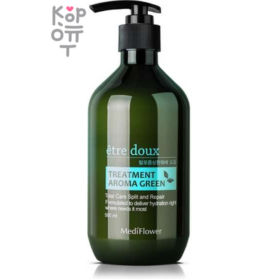 Medi Flower Etre Doux Aroma Green Hair Treatment - Кондиционер против выпадения волос с травяным комплексом 500мл.
