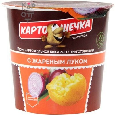 Картошечка Пюре с жаренным луком, 41 г