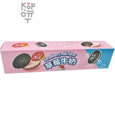 Meidan Bakery Cake - Печенье хрустящее с шоколадной начинкой со вкусом клубники, 108гр.