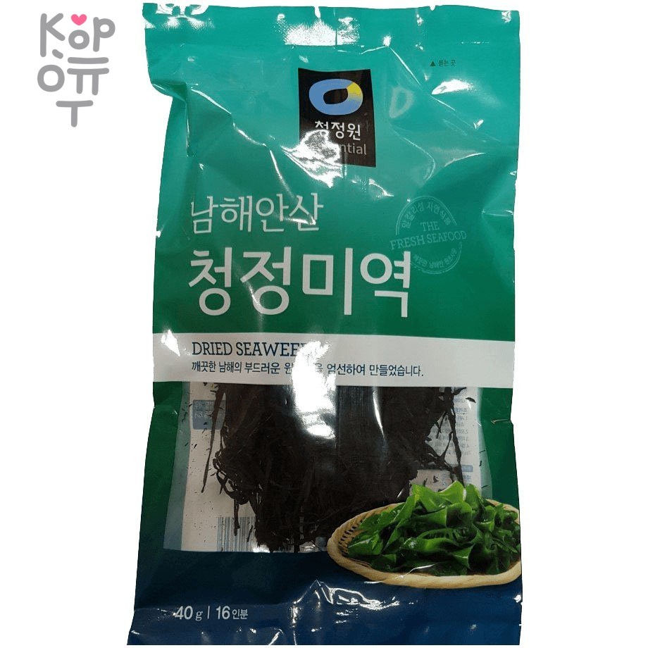 Морская капуста для супов и салатов "Daesang Dried Seaweed" 40гр. (16 порций)