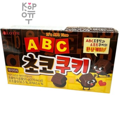 LOTTE ABC Choco Cookie - Печенье шоколадное 50 г
